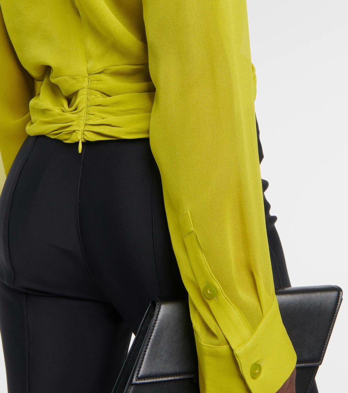 Christopher Esber Springs silk georgette blouse
