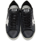 Golden Goose Black and White Superstar Sneakers