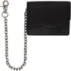 Dime Black Chain Leather Wallet