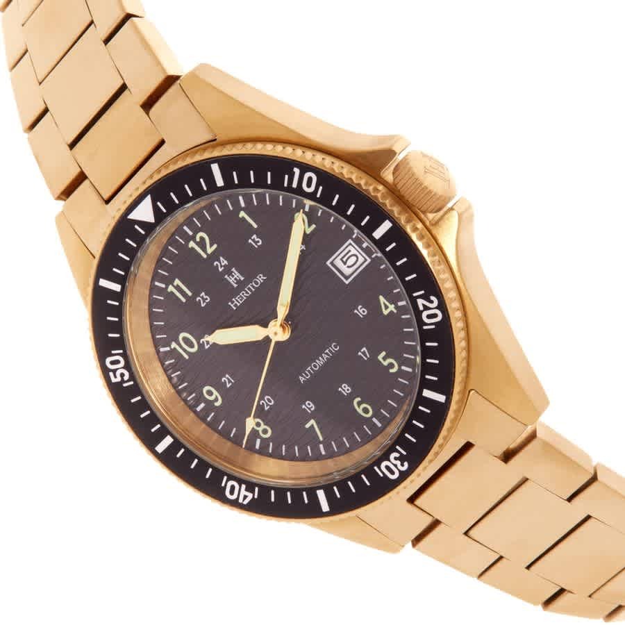 Heritor Calder Black Dial Mens Watch HERHS2802