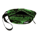Perks and Mini Black and Green Neighborhood Edition Belt Bag