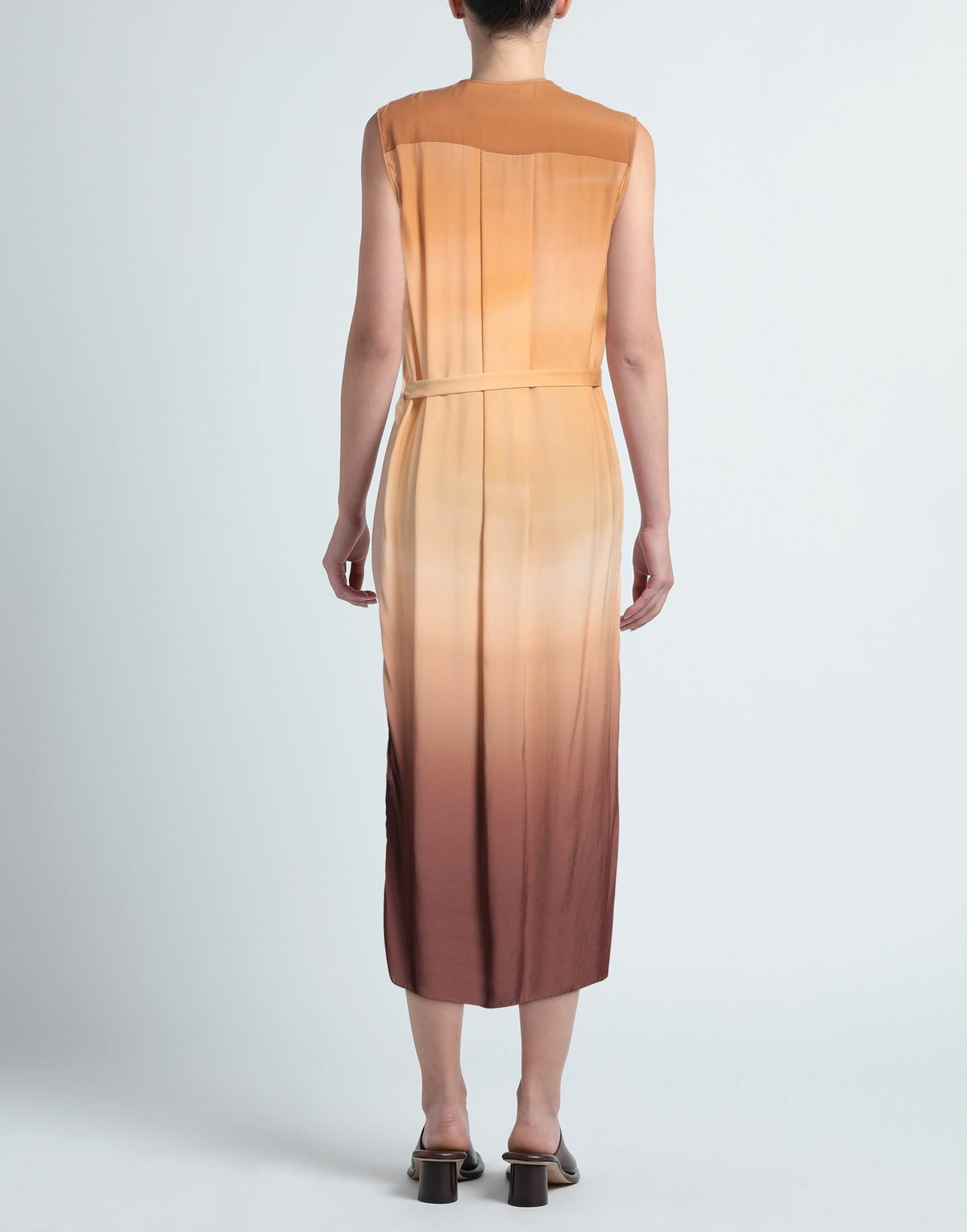 Gauchere Womens Midi dress Apricot