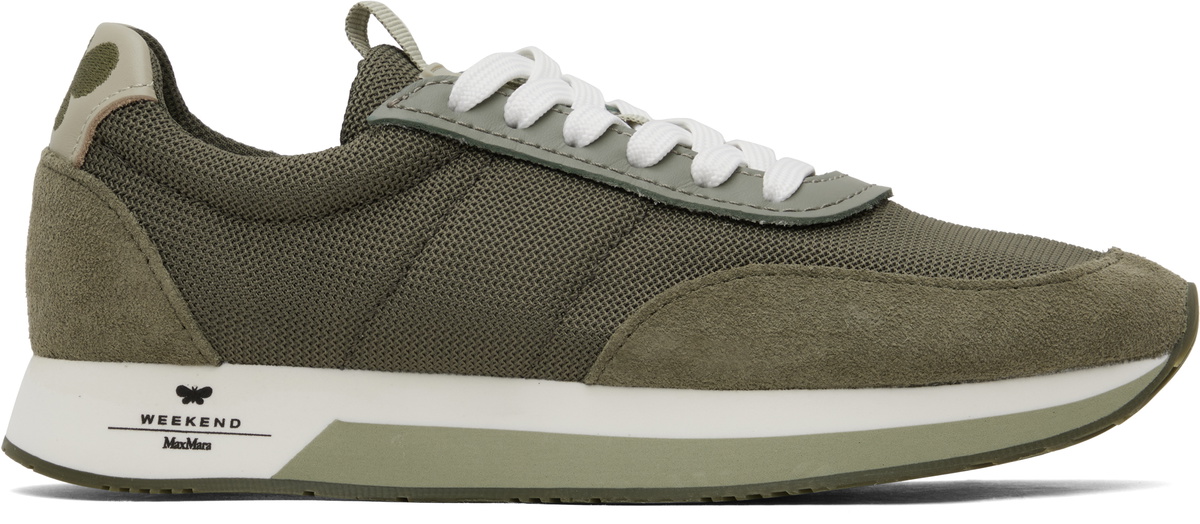 Weekend Max Mara Khaki Raro Sneakers
