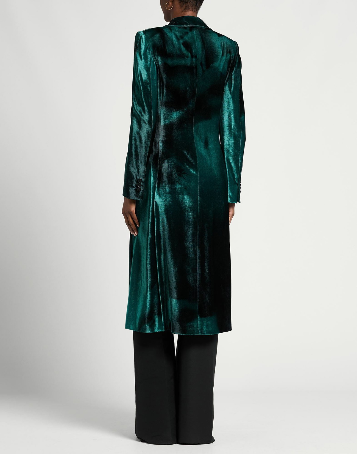 Alberta Ferretti Womens Coat Dark in Green