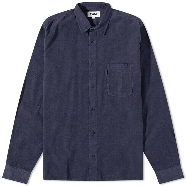 Photo: YMC Men's Cord Curtis Shirt in Navy