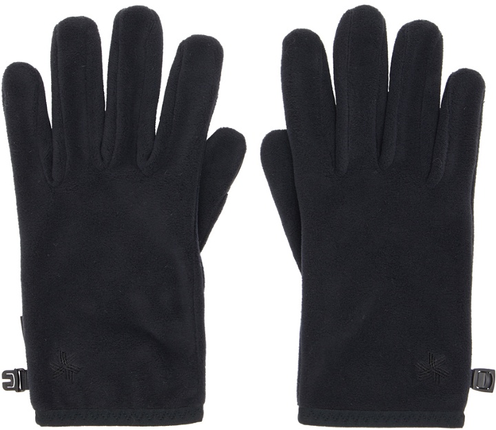 Photo: Goldwin Black Micro Fleece Gloves