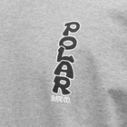 Polar Skate Co. Men's Vertical Logo T-Shirt in Heather Grey