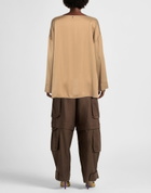 Manila Grace Womens Top in Camel