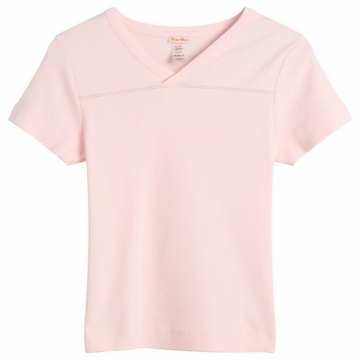 Fruity Booty Women's V Neck T-Shirt in Pink