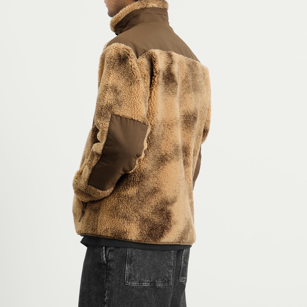Corridor Men's Oak Zip Fleece in Brown