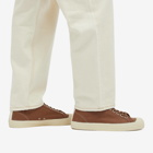 Novesta Men's Star Master Contrast Stitch Sneakers in Brown/Beige