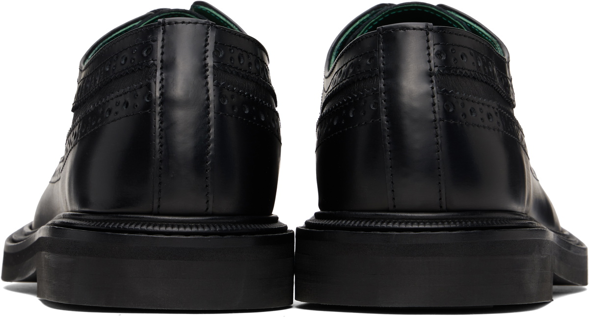 VINNY’s Black Vinnee Two-Tone Brogue Derbys
