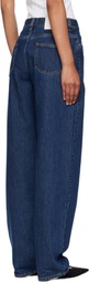 Loulou de Saison Blue Samur LDS Straight Leg Jeans