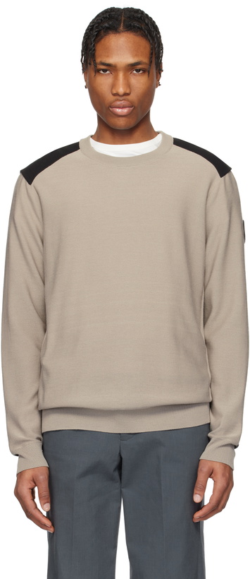 Photo: Canada Goose Taupe Dartmouth Crewneck Sweater