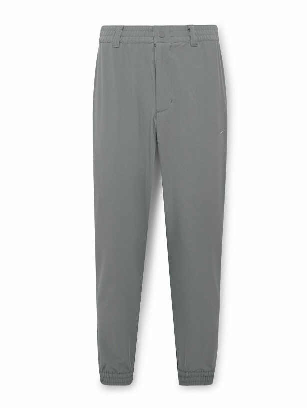 Photo: Nike Golf - Unscripted Slim-Fit Tapered Tech-Jersey Golf Trousers - Gray