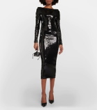 Alexandre Vauthier Sequined strapless gown