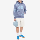 Lo-Fi Men's All Over Shapes Hoody in Denim