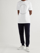 Moncler - Logo-Appliquéd Printed Cotton-Jersey T-Shirt - White