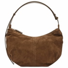 Nothing Written Women's Ht Suede Shoulder Bag in Caramel 