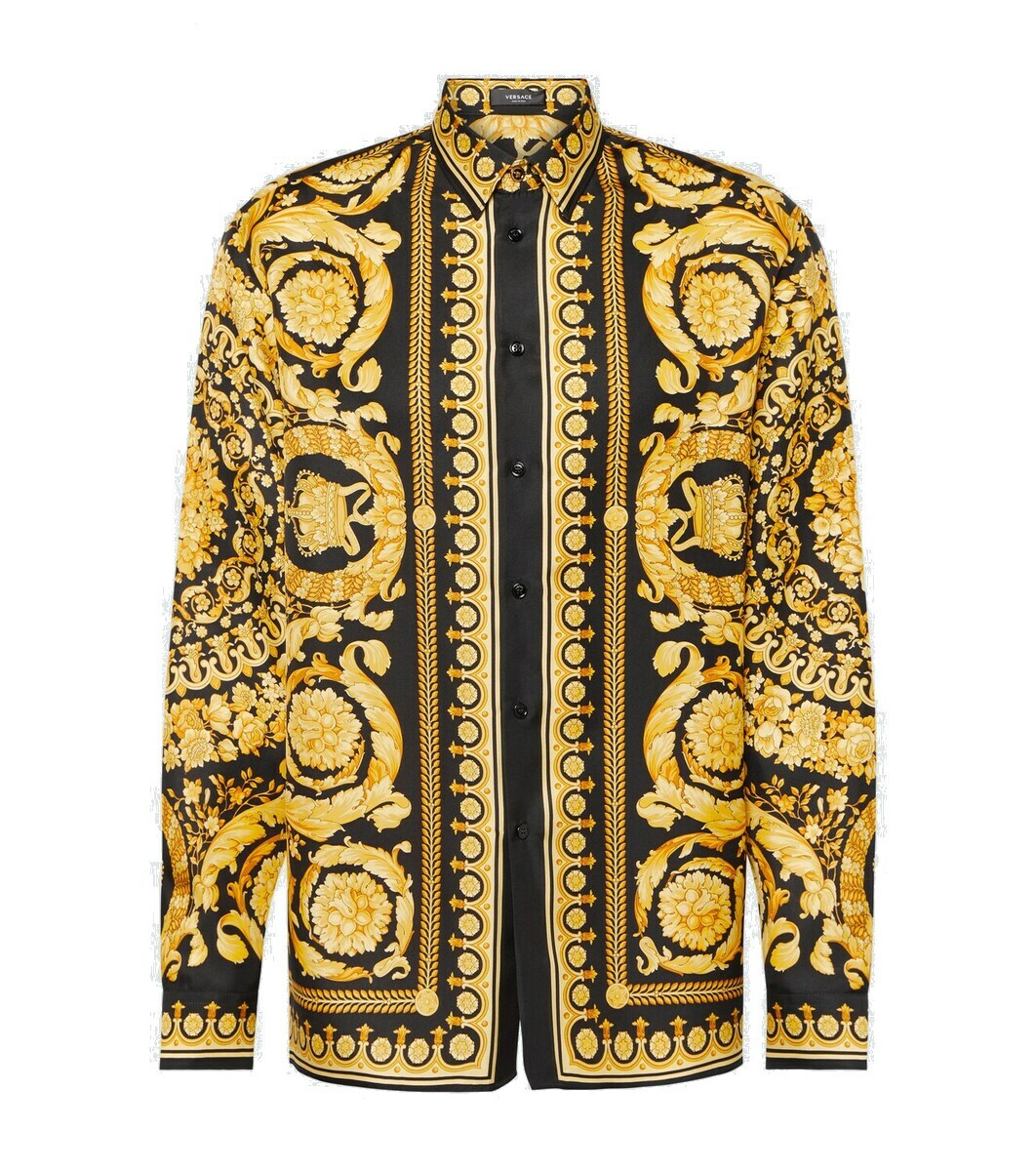 Versace Barocco silk shirt Versace