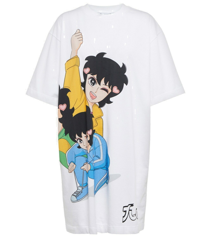 Photo: JW Anderson - x Run Hany oversized printed cotton T-shirt