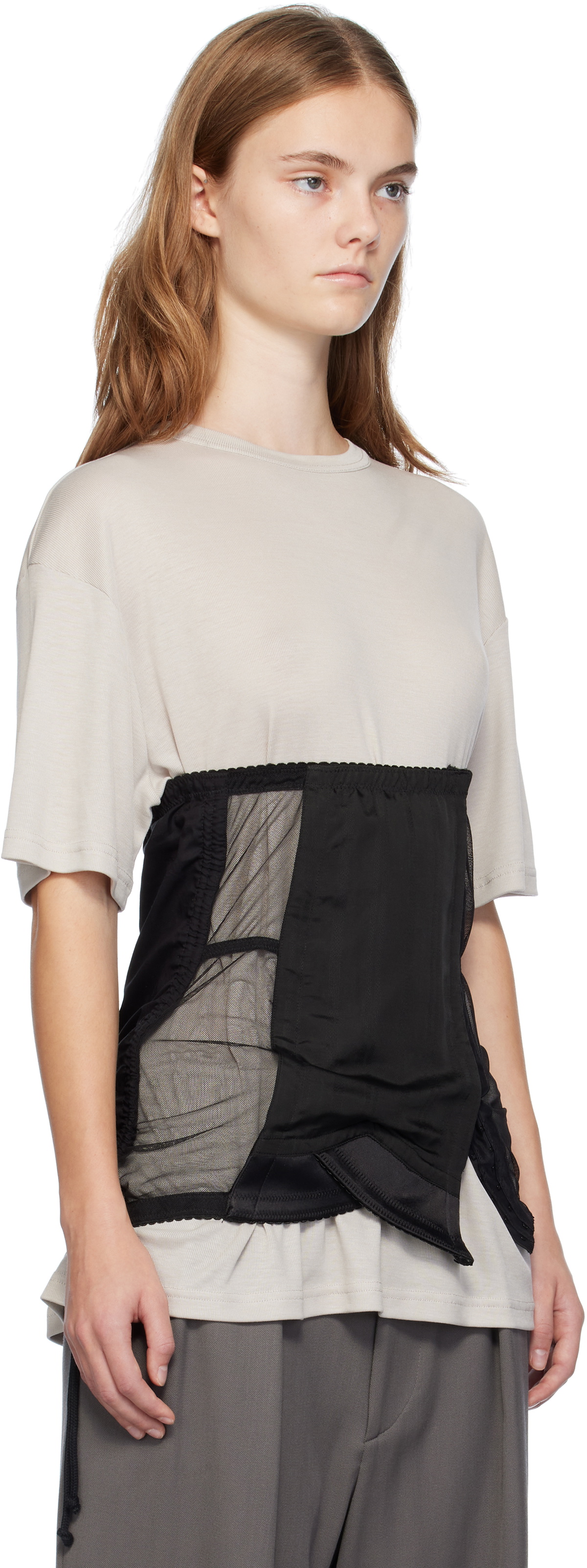 OUR LEGACY Black Object Corset Top