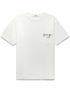 BODE - Embellished Logo-Embroidered Cotton-Jersey T-Shirt - White