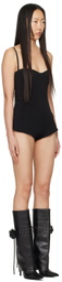 Miaou Black Sofia Romper