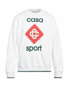 Casablanca Mens Sweatshirt in White