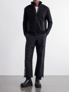 Moncler Grenoble - Padded Shell-Trimmed Wool-Blend Down Ski Mid-Layer - Black
