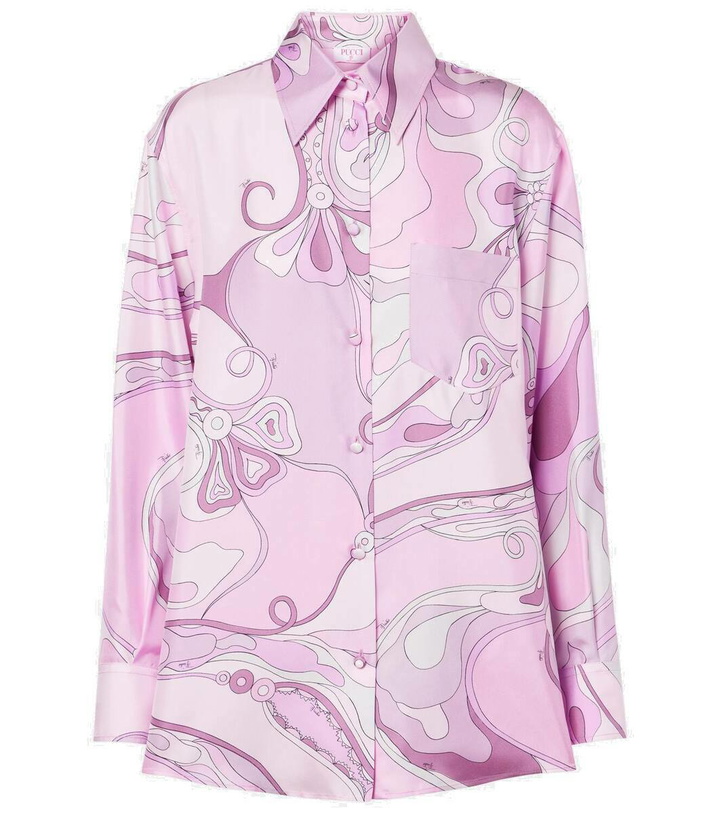 Photo: Pucci Orchidee silk twill shirt