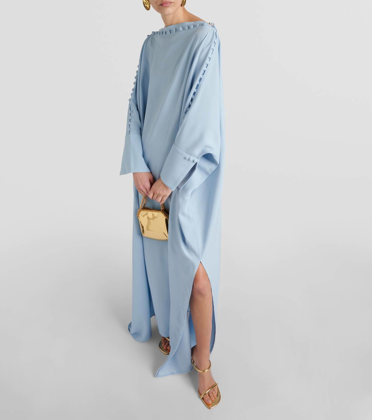 Taller Marmo Mila off-shoulder crêpe kaftan Taller Marmo