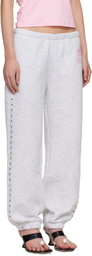 Sandy Liang Gray Lucius Sweatpants