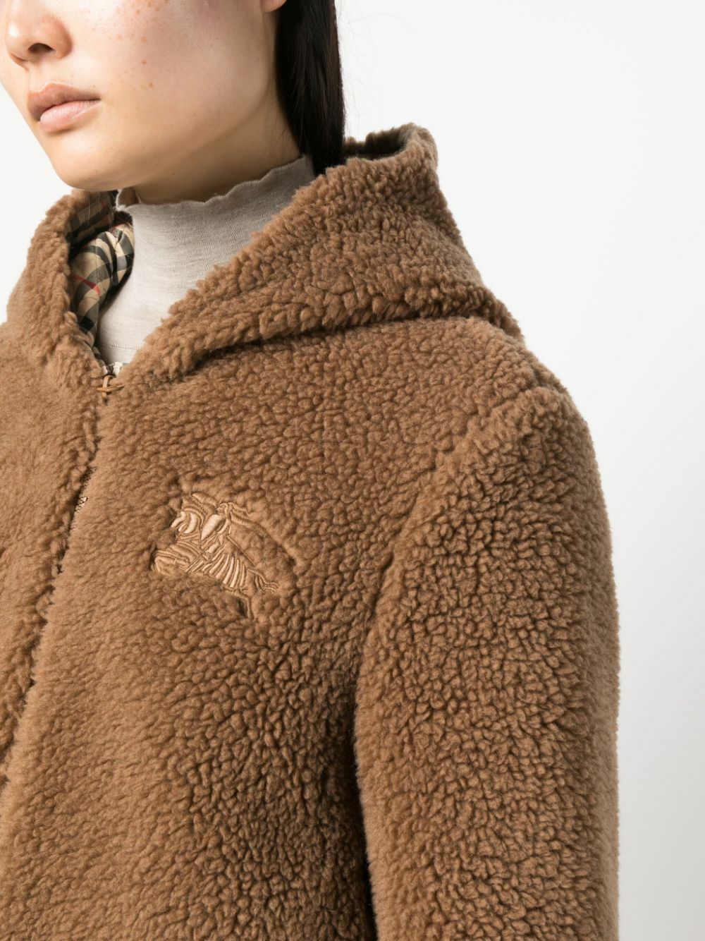 BURBERRY - Wool Reversible Jacket Burberry