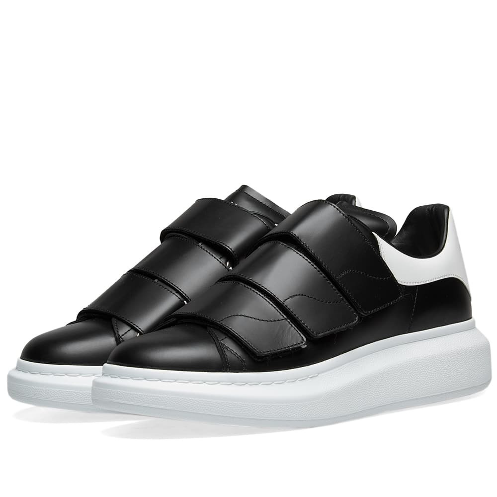 ALEXANDER MCQUEEN: Larry leather sneakers - White | ALEXANDER MCQUEEN  sneakers 755626WIDJW online at GIGLIO.COM