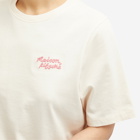 Maison Kitsuné Women's Handwriting Logo Comfort T-Shirt