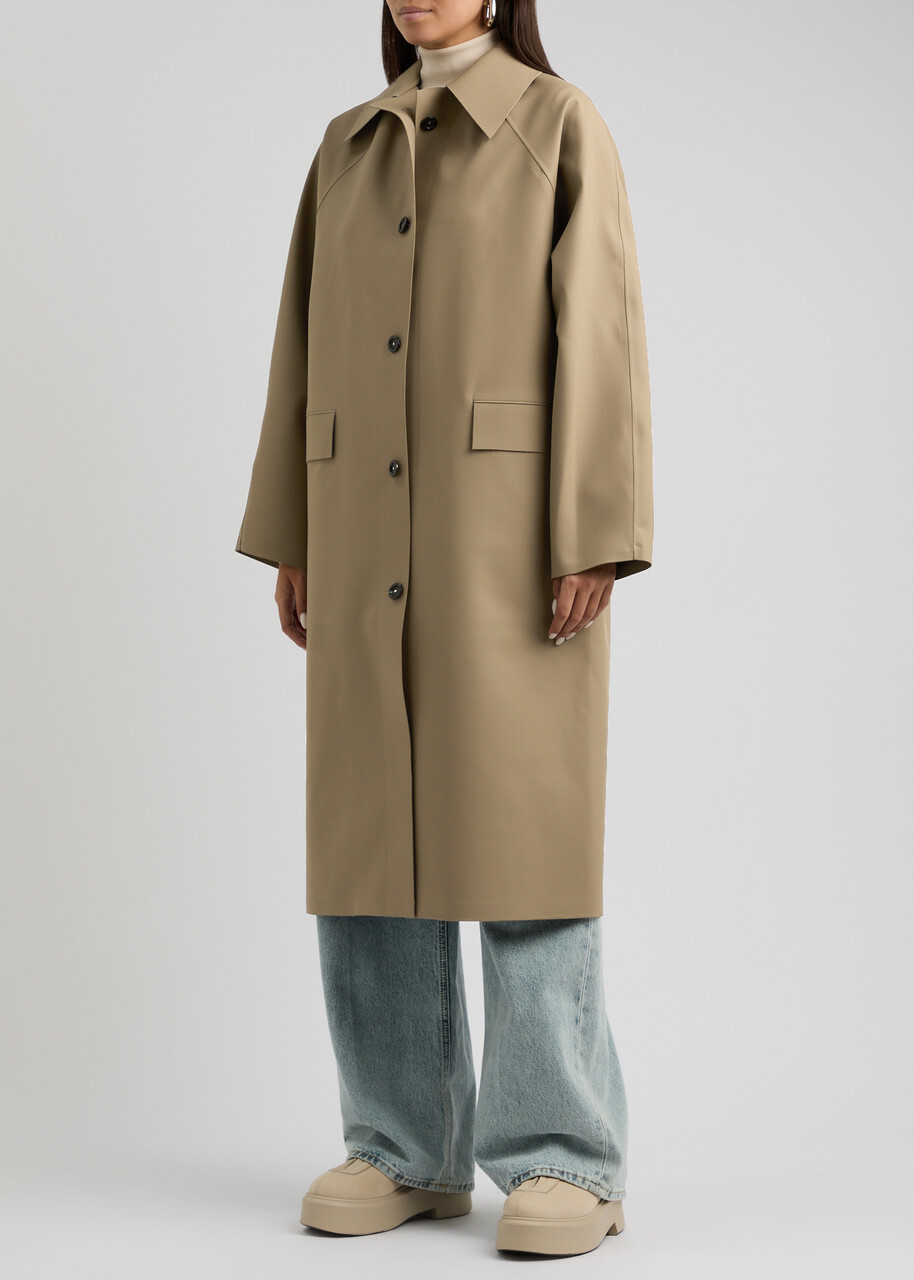 Kassl Editions Original Below Rubberised Coat Taupe Kassl Editions