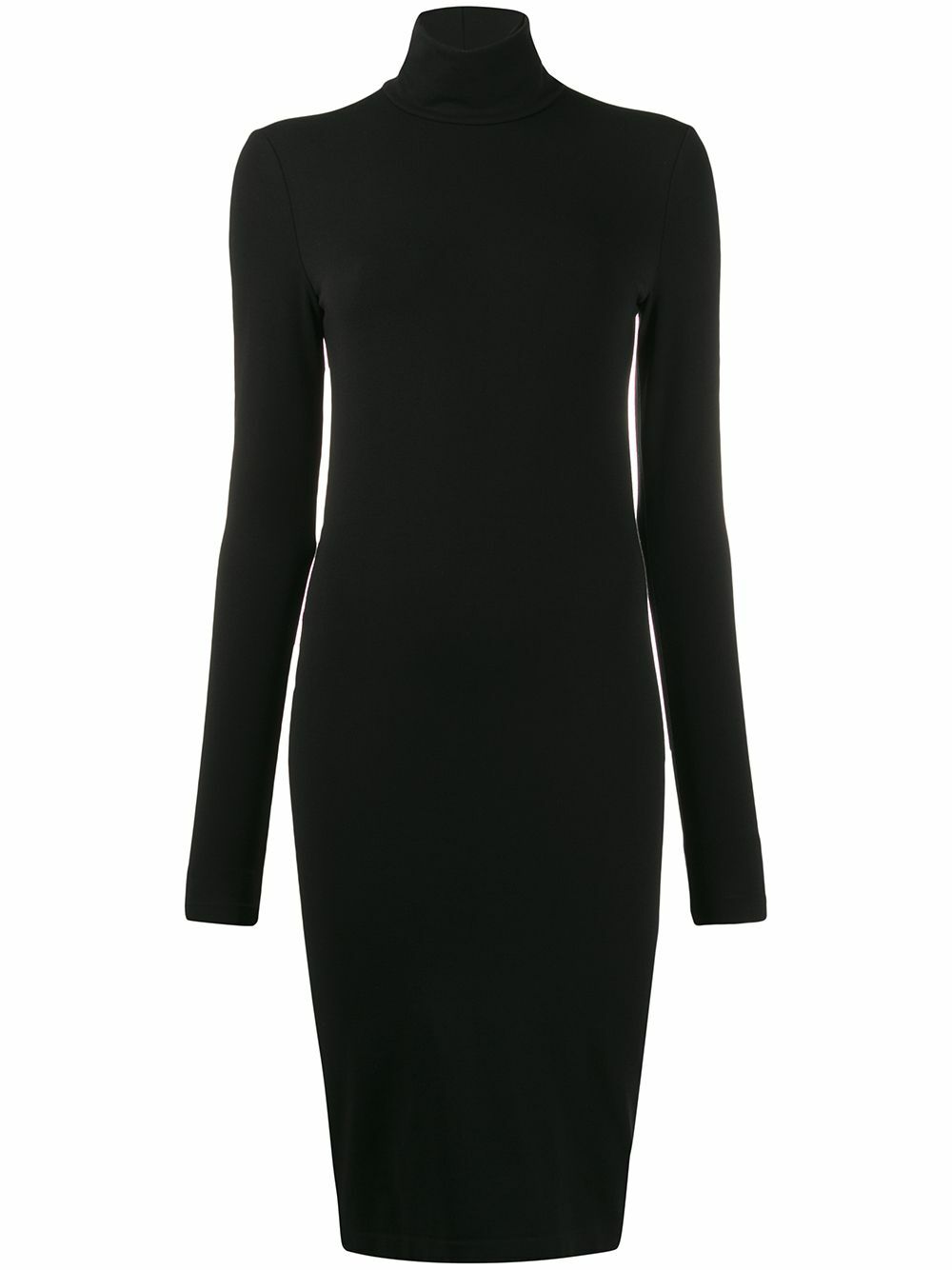 Wolford Mugler x Wolford Flocked Stretch Tulle Sheath Mini Dress