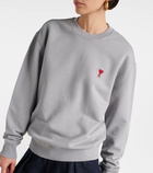 Ami Paris Ami De Coeur cotton jersey sweatshirt