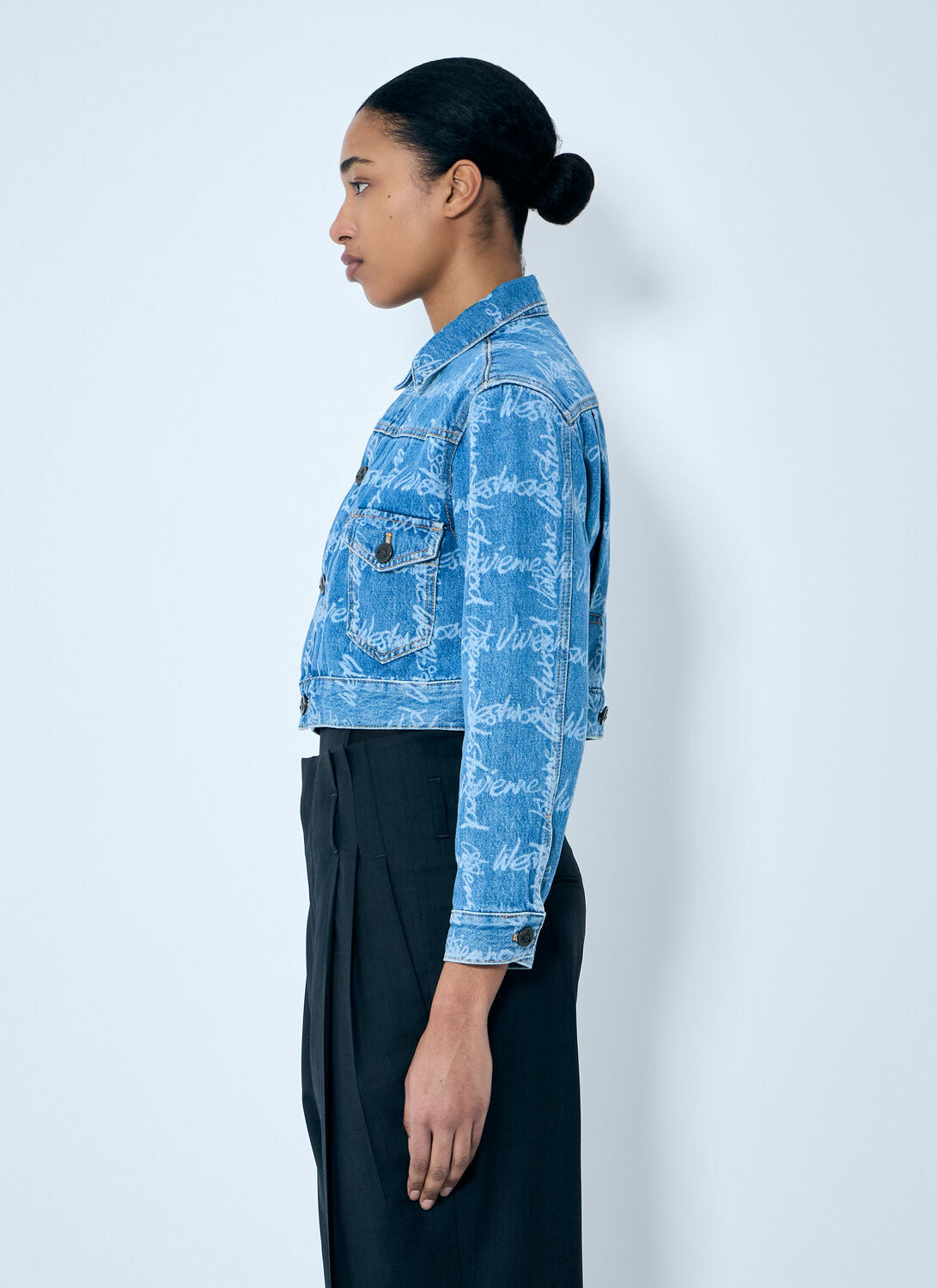 Vivienne Westwood Marlene Cropped Denim Jacket