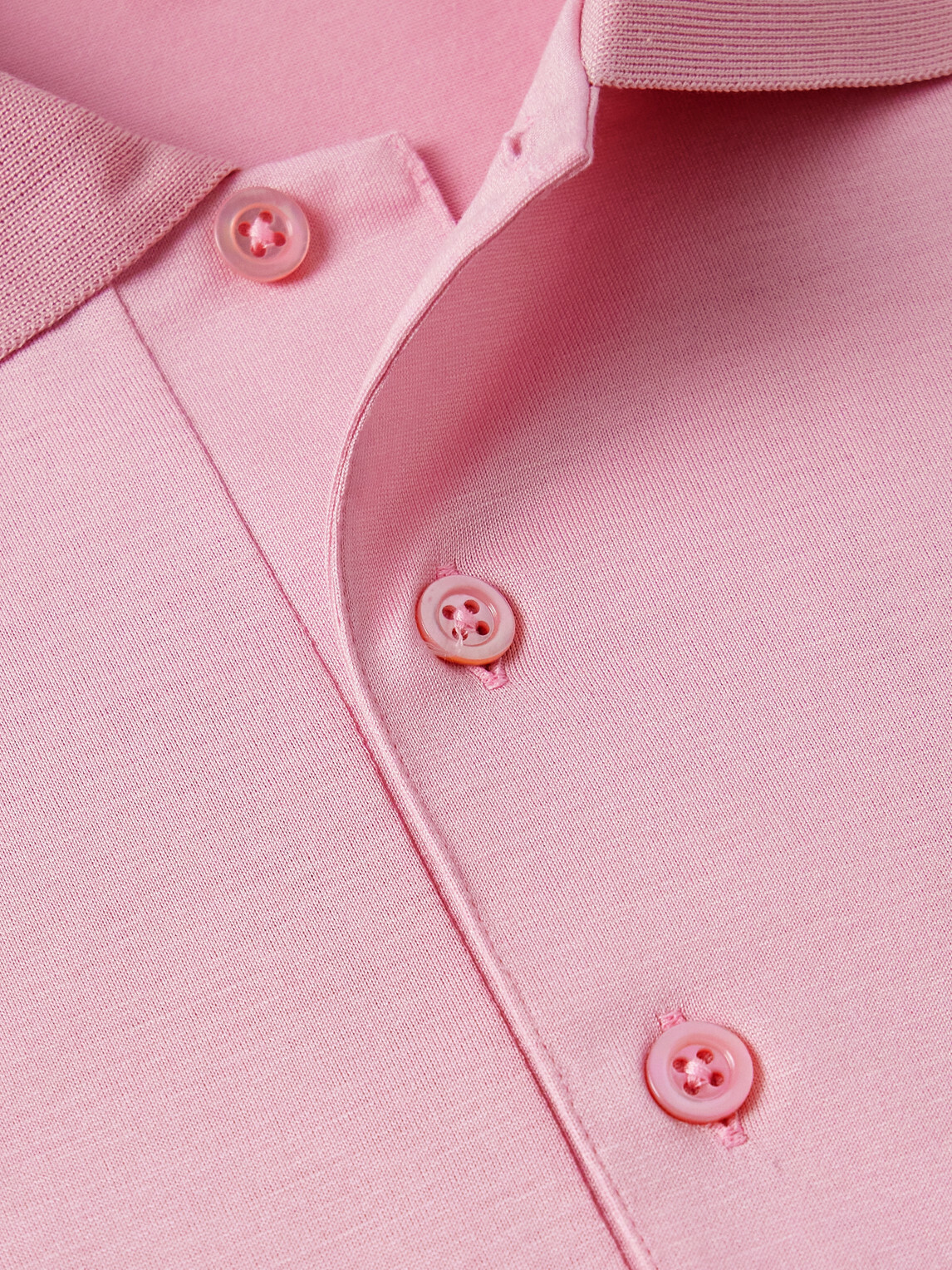 Charvet - Cotton Polo Shirt - Pink