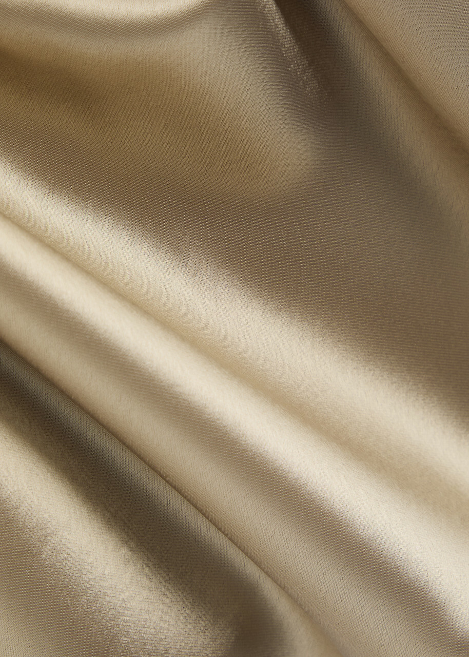 Galvan Ischia Satin Camisole top Sand