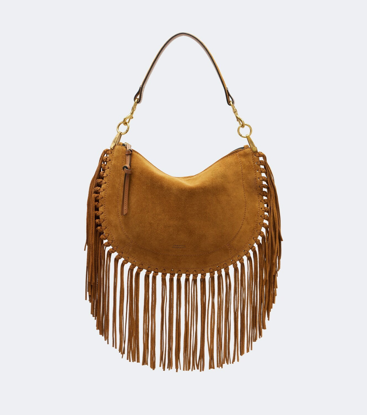 Isabel Marant Oskan Small fringed suede shoulder bag