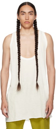 Rick Owens Off-White Fog Tank Top