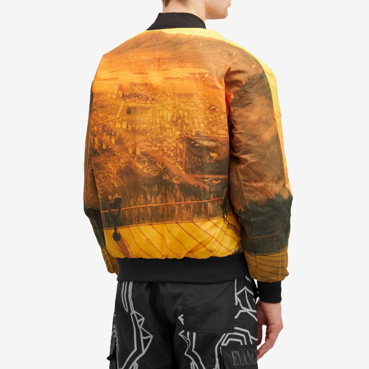 Pleasures Men's Humanoid Reversible Bomber Jacket in Black