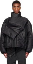 Y/Project Black Velcro Puffer Jacket