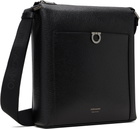 Ferragamo Black Gancini Crossbody Bag