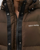 Daily Paper Wmns Epuffa Long Brown - Womens - Down & Puffer Jackets