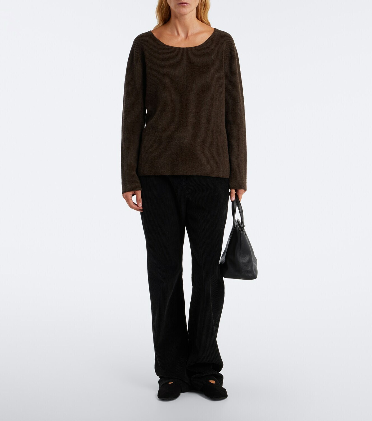 The Row Marcel leather top-handle bag