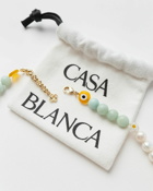 Casablanca Mint & Yellow Charm Necklace Multi - Mens - Jewellery